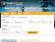 Tablet Screenshot of cheapseats.com
